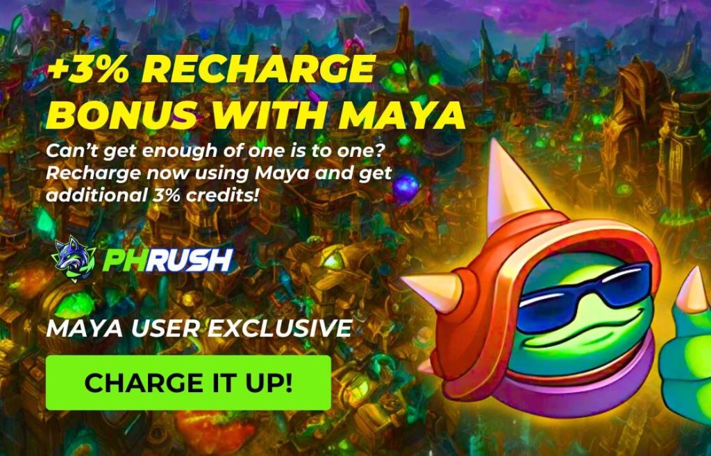GIVE +3% MAYA RECHARGE BONUS